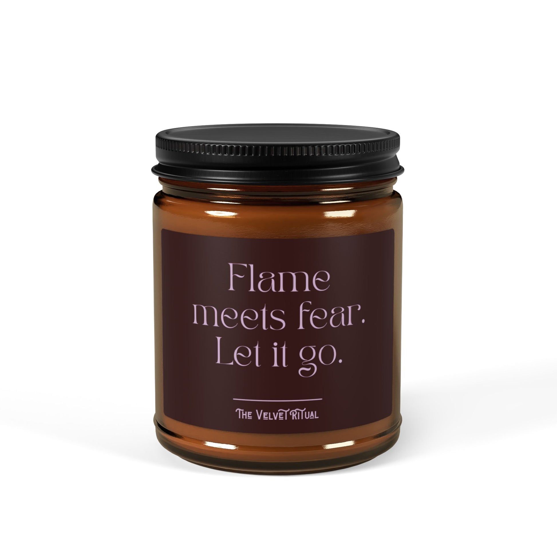FLAME MEETS FEAR. LET IT GO. | Courage-Invoking Aromatherapy Candle