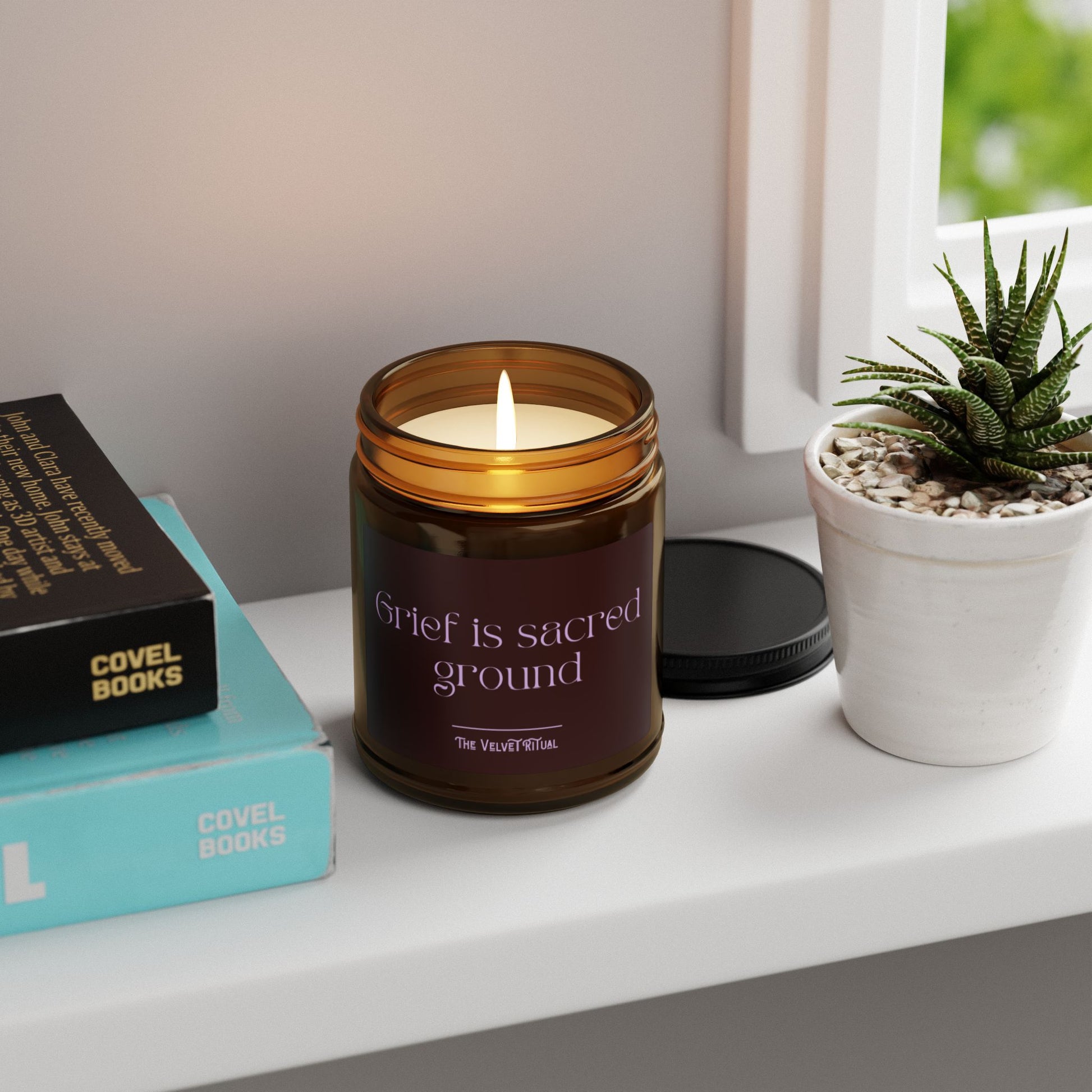 GRIEF IS SACRED GROUND | Premium Aromatherapy Ritual Candle