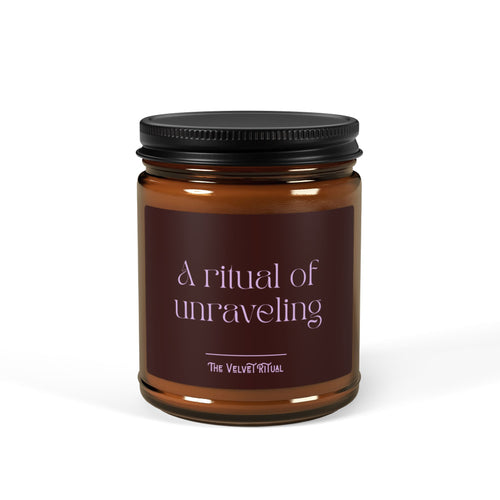 A RITUAL OF UNRAVELING | Premium Aromatherapy Ritual Candle